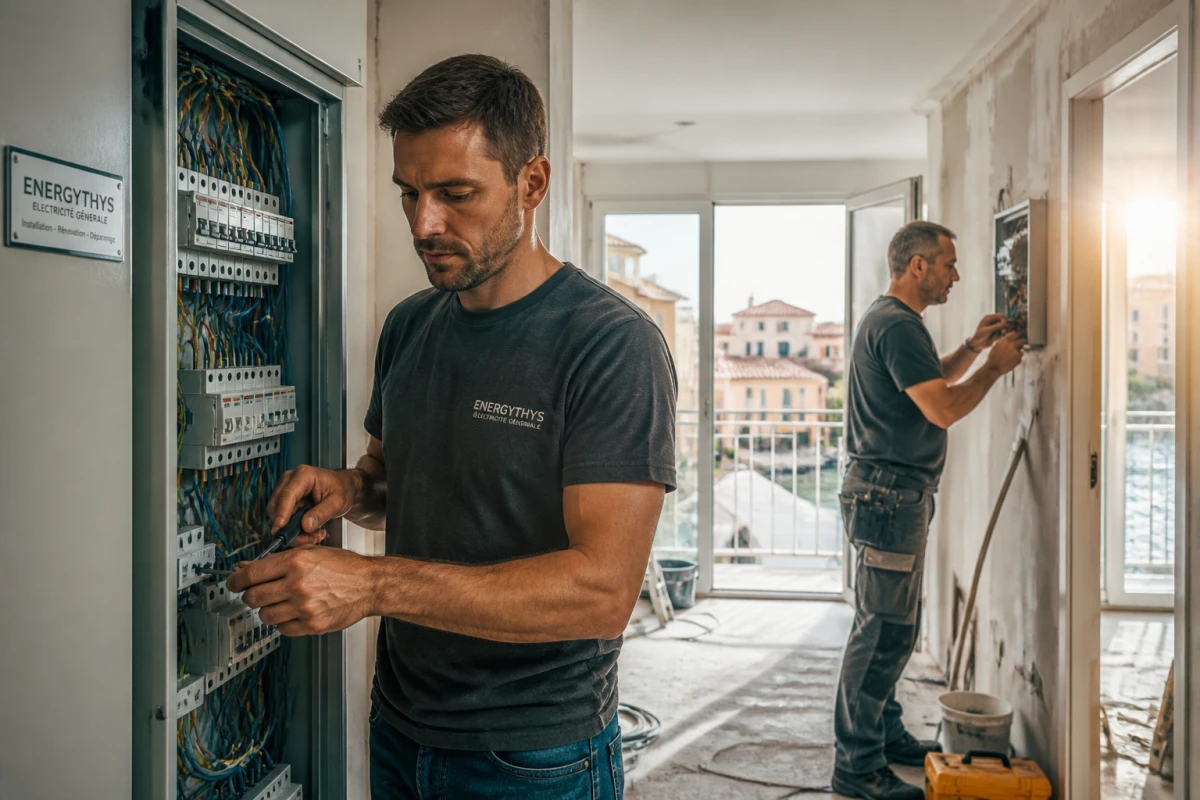 Rénovation électrique appartement Martigues